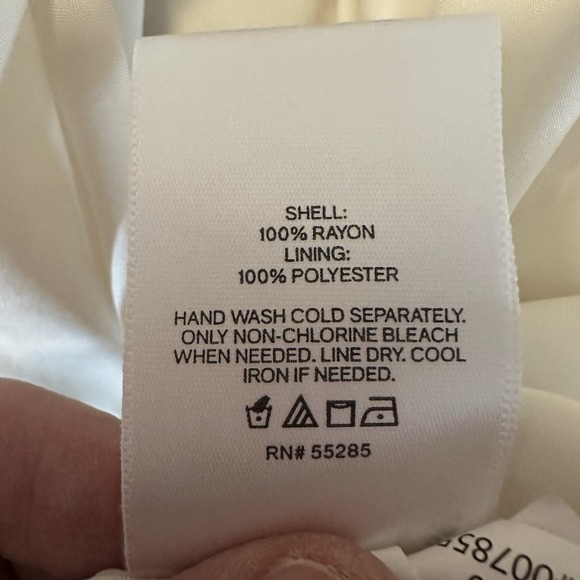 Express Women White Dress Black/Pink Polka Dot Spaghetti Strap Swing Size XL - Picture 10 of 10